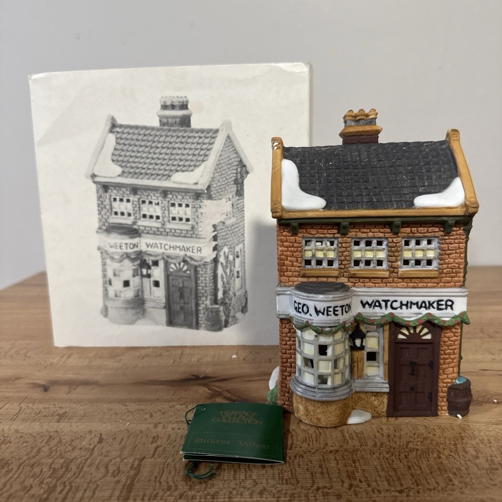 Dept 56 Heritage Village Dickens' Village Geo Weeton Watchmaker #5926-9
